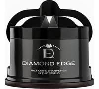 Diamond Edge No.1 Aiguiseur de Couteaux - Aiguiseur Manuel pour Couteaux de Cuisine et Lames Dentelées - Compact, Sûr et Facile à Utiliser - Qualité Professionnelle