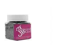 Diamond Girl Sublime Anneaux Aluminium Noir 1000 Unités, Pierre unique, Standard