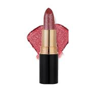 Diamond Glitter Lipstick, Diamond Lip Gloss Glitter Lipstick Waterproof, Non-Stick to Cup Non-Fading Sparkly Glossy Lipsticks, Long Lasting Smudge Proof Lip Gloss (06#, 1 Count (Pack of 1))