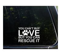 Diamond Graphics Vous ne pouvez pas acheter de l'amour mais vous pouvez le sauver (5 """" ""x 4"" "") Sticker de pare-chocs de dcalage DI