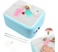 Diamond Grinder Bits & Baffle Vitrail Grinder - Mini Kit D’Outils De Meulage DIY pour Façonner Le Verre Céramique - 20w, Améliorez Votre Artisanat avec Précision, Blue