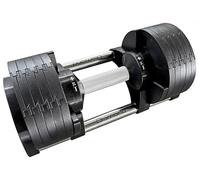 Diamond【Haltères sélectionnables 2-20/32/43 kg + Rack 】Haltères réglables à virole rapide, poids de gym maison & Pro, poignée Ø35 mm, étape 2-2,5 kg, support économiseur d'espace (2-20 kg)