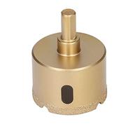 Diamond Hole Saw for Tile and Glass, 35mm Hollow Drill Bit with Triangular Shank, Diamond - Coated Carbon Steel Cutter for Porcelain Ceramic Marble Granite (50mm)