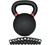 Diamond [Kettlebell Fonte Pro 4-36 Kg] Poids En Fonte Noir Mat, Poignée Grip 25-38 Mm, Poids Pour Cross Training, Entraînement Fonctionnel Et Force, Home Gym Et Gym (32 Kg)