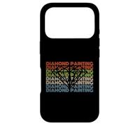Diamond Painter Peinture Diamant rétro Vintage Cool Coque pour iPhone 17 Pro