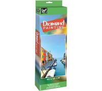 Diamond Painting (40x50cm), motif : Canal avec vue sur la mer