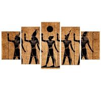 Diamond Painting 5 Pièces tribu homme Peinture Diamant Adulte,Broderie Diamond Painting Adulte Grand Format Puzzle Art,Point de Croix Art Craft Kit,Chambre Decoration Noel,Cadeau Femme 90x150cm Y-59