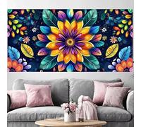 Diamond Painting Abstrait Diamond Painting Adulte Grand Format 100x300cm,2026 Nouveau DIY Peinture Diamant Mandala 5D Full Drill Rhinestone Canvas Broderie Cross Stitch Crystal Art Kit Décor O-515G