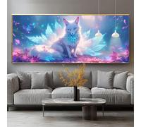 Diamond Painting Abstrait Diamond Painting Adulte Grand Format 30x60cm Peinture Diamant Kit Broderie Renard DIY 5D Perle Diamant a Coller Mosaïque Strass Gemmes Point de Croix Maison Décoration 0-sy9