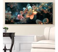 Diamond Painting Abstrait Diamond Painting Enfant, Peinture Diamant XXL Rêve Peinture Diamant Adulte 5D Loisirs Créatifs Adultes Cristal Art Set pour Decoration Maison Murale Cadeau, 50x100cm,Model215