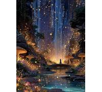 Diamond Painting Abstrait Paysage Diamond Painting Enfant Complet Kits, 5D DIY Rond Broderie Diamant Kits, Loisirs Créatifs Adultes, Peinture Diamant pour Decoration Cadeau Femme 90x120 cm - YZ2509483