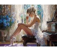 Diamond Painting Adulte, 5D Coloré Peinture Diamant Painting Kit Broderie Diamant Kit Complet Paysage Point de Croix Strass Activité Manuelle Adulte pour Maison Décoration Murale 60x80 cm Q4-167