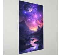 Diamond Painting Adulte, 5D Diamond Painting Ciel étoilé Peinture Diamant Enfant Violet, Bricolage Broderie Diamant Grand Format 60x120cm, Loisirs Créatifs Adulte, Decoration Chambre, Cadeaux G2-1024