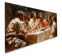 Diamond Painting Adulte, 5D Diamond Painting La Cène Peinture Diamant Enfant Homme, Bricolage Broderie Diamant Grand Format 60x120cm, Loisirs Créatifs Adulte, Decoration Chambre, Cadeaux Femme G2-520