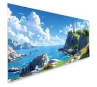 Diamond Painting Adulte, 5D Diamond Painting Phare Peinture Diamant Enfant Oies sauvages, Bricolage Broderie Diamant Grand Format 30x60cm, Loisirs Créatifs Adulte, Decoration Chambre, Cadeaux G2-222