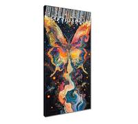 Diamond Painting Adulte Abstrait Diamant Painting Papillon, 5D Peinture Diamant Adulte, Diamond Art Kit DIY, Carré Full Drill Kit Broderie Pour La Décoration Murale à La Maison 60x120 cm T3-1277