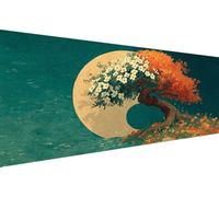 Diamond Painting Adulte Abstrait Diamond Painting Adulte Paysage 5D Broderie Diamants kit DIY Débutant Art Set Loisir Creatif Chambre Décoration Murale Maison Geburtstag Cadeau Femme 50x100cm YZ-168