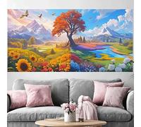 Diamond Painting Adulte Arbre De La Vie Diamond Painting 50x100cm,2026 Nouveau DIY Crystal Art Oiseau 5D Full Dril Rhinestone Canvas Broderie Cross Stitch Peinture Diamant Beginner Décoration O-426G