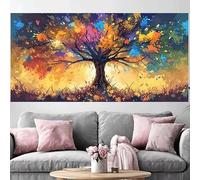 Diamond Painting Adulte Arbre De La Vie Grand Diamond Painting 100x300cm,2026 Nouveau DIY Crystal Art Fleur 5D Full Dril Rhinestone Canvas Broderie Cross Stitch Peinture Diamant Beginner Décor O-348G