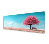 Diamond Painting Adulte Arbre Peinture Diamant Paysage Broderie Diamant Kit Complet, Diamond Painting Grand Format 30x90 cm, DIY 5D Cristal Broderie Point de Croix Art pour Decoration Maison W0-442