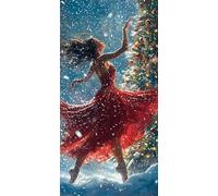 Diamond Painting Adulte Ballet - 5D Diamant Painting Rêve, DIY Broderie Diamant Kit Complet, Canevas Diamant Paintings Débutant, Décoration Murale Chambre, Idée Cadeau Femme et Mamie 50x110cm 0u-266