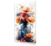 Diamond Painting Adulte, Bouteille Fleur Grande 25x50cm Diamond Painting Accessoires, 5D DIY Enfant Diamant Cristal Art Broderie Artisanat Set, Loisirs Créatifs Adultes, Décoratio D'intérieur J-865