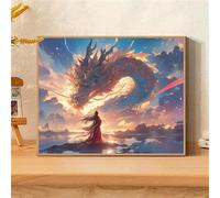 Diamond Painting Adulte, Broderie Diamant Kit Complet Animal, DIY Peinture Diamant par Numéro Débutant, Bricolage Adulte Cristal Tableau Diamond-Painting Beauté, Décoration Cadeau 90x120cm 0sc661