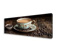 Diamond Painting Adulte Café Peinture Diamant Boissons Broderie Diamant Kit Complet, Diamond Painting Grand Format 90x270 cm, DIY 5D Cristal Broderie Point de Croix Art pour Decoration Maison W0-238