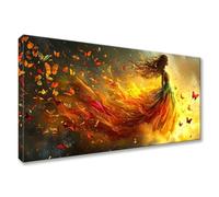 Diamond Painting Adulte Coloré Peinture Diamant Adulte Grand Format 55x110cm, DIY 5D Femme Diamond Painting, Cristal Point de Croix Broderie Diamant Kit pour Decoration Murale, Cadeau Femme Y0-111