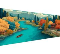 Diamond Painting Adulte Dessin Animé Diamond Painting Adulte Rue 5D Broderie Diamants kit DIY Débutant Art Set Loisir Creatif Chambre Décoration Murale Maison Geburtstag Cadeau Femme 50x100cm YZ-320