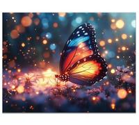 Diamond Painting Adulte Fantaisie, 5D Diamond Painting Animal Kit Broderie Diamant Complet Kit 100x135cm Peinture Diamant Adulte Débutants DIY Point de Croix Cristal Art pour Decoration Chambre Y9-616