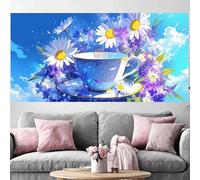 Diamond Painting Adulte Fleur Diamond Painting 50x100cm,2026 Nouveau DIY Crystal Art Beauté 5D Full Dril Rhinestone Canvas Broderie Cross Stitch Peinture Diamant pour Beginner Décoration Cadeau O-528G