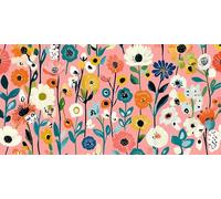 Diamond Painting Adulte Fleur Diamond Painting Grand Format 70x35cm DIY Broderie Diamant Complet Artisanat Marguerite Enfants Tableau Perle Diamant a Coller DéCoration Maison et Femme Cadeau 0O-400