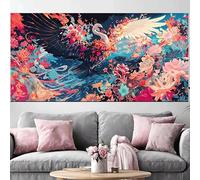 Diamond Painting Adulte Fleur Grand Diamond Painting 100x300cm,2026 Nouveau DIY Crystal Art Cygne 5D Full Dril Rhinestone Canvas Broderie Cross Stitch Peinture Diamant pour Beginner Décoration O-296G