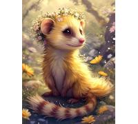 Diamond Painting Adulte Fleurs 40x50cm 5d Diamond Painting Enfant Full Drill Peinture Diamant Animal Diy Crystal art Loisirs Créatifs Mit Vollständiges Werkzeug Pour Décor Murale se détendre Cadeau T1