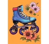 Diamond Painting Adulte Fleurs 40x60cm 5d Diamond Painting Enfant Full Drill Peinture Diamant Chaussure Diy Crystal art Loisirs Créatifs Mit Vollständiges Werkzeug Pour Décoration Murale Cadeau T5