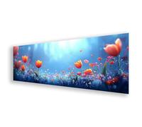 Diamond Painting Adulte Grand Format 100x300 cm, Peinture Diamant Fleur Diamond Painting Paysage Broderie Diamant Kit Complet, DIY Carré Strass Point de Croix Art pour Décoration Maison Cadeau K0-668