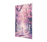 Diamond Painting Adulte Grand Format 140x70cm, 5D Diamond Painting Fleurs cerisier Peinture Diamant Enfant Fille Broderie Diamant Kit Complet, Loisirs Créatifs Adultes, Decoration Chambre X2-1222