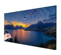 Diamond Painting Adulte Grand Format 140x70cm, Kit Diamant Painting Nature, DIY Peinture Diamant Adulte Planète Kit Complet, 5D Ronde Diamond Broderie Point de Croix Cadeau Femme Decor Maison -3252