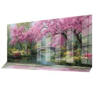 Diamond Painting Adulte Grand Format 160 x 80 cm, Diamond Painting Paysage Japonais Broderie Diamant Kit Complet, 5D DIY Peinture Diamant Pont Puzzle Loisirs Créatifs Adultes, Murale Décoration C-1027