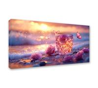 Diamond Painting Adulte Grand Format 160x80cm, Peinture Diamant Papillon, Broderie Diamant Kit Complet, Fleur Diamond Painting Carré, 5D DIY Strass Point de Croix pour Decoration Murale Cadeau 0J-621