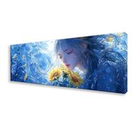 Diamond Painting Adulte Grand Format 20x60 cm, DIY Diamond Painting Tournesol Peinture Diamant Kit Complet, 5D Fille Broderie Diamant Point de Croix Art pour Decoration Murale, Cadeau Femme W0-299