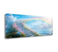 Diamond Painting Adulte Grand Format 250x100 cm Arc-en-ciel Diamant Painting DIY 5D Paysage Broderie Diamant Kit Complet Rond Strass Point de Croix Diamond Art pour Decoration Maison Cadeau S0-56