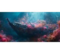 Diamond Painting Adulte Grand Format 30x60 CM, DIY Diamond Painting naufrage corail Motif, 5D Peinture Diamant Activit Manuelle Adulte, Point de Croix Kit pour Chambre Tableau Decoration Murale Z-747