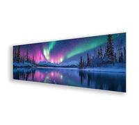 Diamond Painting Adulte Grand Format 40x120 cm, Peinture Diamant Aurore Diamond Painting Paysage Broderie Diamant Kit Complet, DIY Carré Strass Point de Croix Art pour Décoration Maison Cadeau K0-14