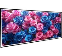 Diamond Painting Adulte Grand Format 45x90cm, 5D Bricolage Peinture Diamant Rose Diamond-painting Loisirs Créatifs Enfant, Usine Broderie Diamant Kit Complet Asccessoires, Décoration Intérieur J2-878
