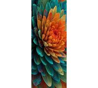 Diamond Painting Adulte Grand Format, 5D DIY Esthétique Fleurs Diamant Painting Kit Complet, Coloré Peinture Diamant Strass Point de Croix Broderie Peinture pour Décoration Murale 25x50 cm -LR1070