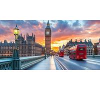 Diamond Painting Adulte Grand Format, 5D Peinture Diamant Ville Diamond Painting Kit Complet, Kits de Peinture sur Diamant Point de Croix Paintings Rue, Noël Murale Décoration Cadeaux 80x40 cm o-9633