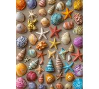 Diamond Painting Adulte Grand Format 60 x 80 cm, éToile De Mer Diamond Painting Animal Droderie Biamant 5D DIY Diamant Strass Point de Croix Cristal Loisirs Créatifs pour Decoration Murale -ly25082LU