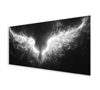 Diamond Painting Adulte Grand Format 60x120cm, 5D Diamond Painting Noir et Blanc Crystal Art, DIY Aile Peinture Diamant Adulte, Broderie Diamant Point de Croix pour Decoration Murale Cadeau B0-759